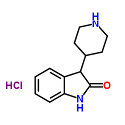 3-(哌啶-4-基)吲哚啉-2-酮盐酸盐结构式