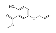 5-allyloxy-2-hydroxy-benzoic acid methyl ester Structure