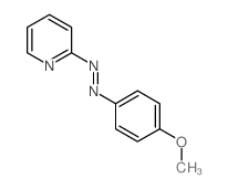 Pyridine,2-[2-(4-methoxyphenyl)diazenyl]- Structure
