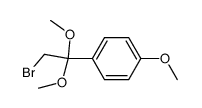 2-bromo-1,1-dimethoxy-1-(4-methoxyphenyl)ethane Structure