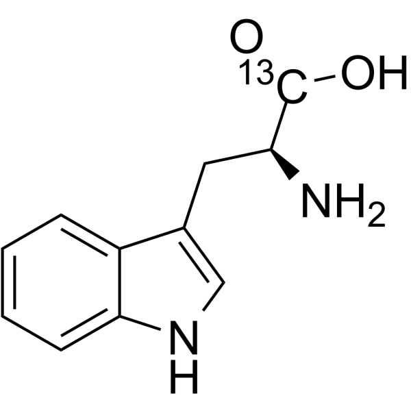 L-色氨酸 1-13C结构式