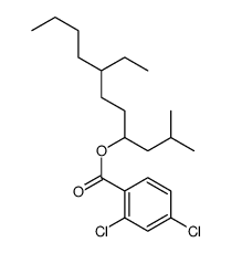 (7-ethyl-2-methylundecan-4-yl) 2,4-dichlorobenzoate结构式