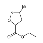 3-溴-4,5-二氢异噁唑-5-羧酸乙酯结构式