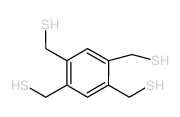2,4,5-tris(mercaptomethyl)benzyl hydrosulfide (en)1,2,4,5-Benzenetetramethanethiol (en)结构式
