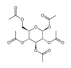 α,β-D-五乙酸葡萄糖结构式