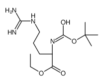 Boc-L-天冬酰胺乙酯结构式