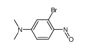 3-bromo-N,N-dimethyl-4-nitroso-aniline Structure