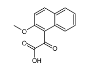 (2-methoxy-[1]naphthyl)-glyoxylic acid结构式