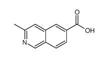3-Methyl-6-isoquinolinecarboxylic acid Structure