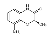 (2R)-8-氨基-2-甲基-2H-1,4-苯并噁嗪-3(4h)-酮结构式