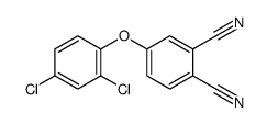 4-(2,4-dichlorophenoxy)benzene-1,2-dicarbonitrile Structure