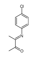 3-(4-chlorophenyl)iminobutan-2-one Structure
