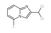 2-(Dichloromethyl)-5-fluoroimidazo[1,2-a]pyridine结构式