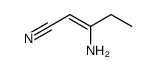 3-aminopent-2-enenitrile Structure