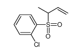 1-but-3-en-2-ylsulfonyl-2-chlorobenzene结构式