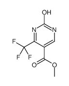 2-羟基-4-三氟甲基嘧啶-5-羧酸甲酯结构式