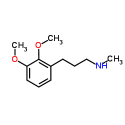 3-(2,3-Dimethoxyphenyl)-N-methyl-1-propanamine结构式