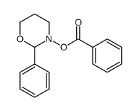 (2-phenyl-1,3-oxazinan-3-yl) benzoate结构式