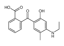 2-[4-(ethylamino)-2-hydroxy-5-methylbenzoyl]benzoic acid Structure