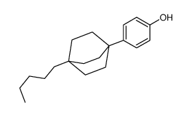 4-(1-pentyl-4-bicyclo[2.2.2]octanyl)phenol结构式