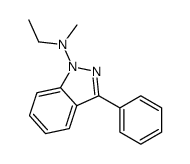 N-ethyl-N-methyl-3-phenylindazol-1-amine Structure
