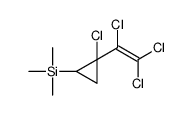 [2-chloro-2-(1,2,2-trichloroethenyl)cyclopropyl]-trimethylsilane结构式