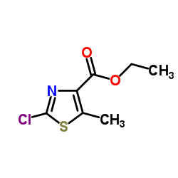 2-氯-5-甲基噻唑-4-羧酸乙酯结构式