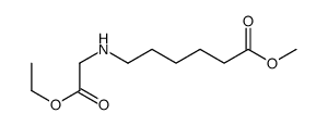 methyl 6-[(2-ethoxy-2-oxoethyl)amino]hexanoate Structure