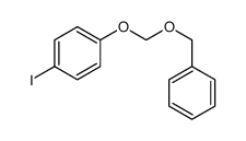 1-iodo-4-(phenylmethoxymethoxy)benzene结构式
