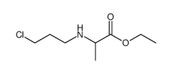 ethyl DL-N-3-chloropropyl-2-aminopropionate Structure