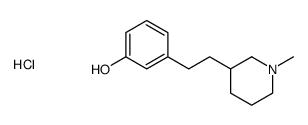 3-[2-(1-methylpiperidin-3-yl)ethyl]phenol,hydrochloride结构式
