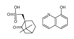 8-hydroxyquinolinium (1S)-2-oxobornane-10-sulphonate Structure