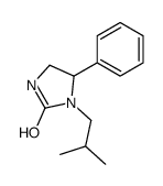 1-(2-methylpropyl)-5-phenylimidazolidin-2-one Structure