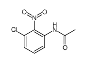 Acetamide, N-(3-chloro-2-nitrophenyl)结构式
