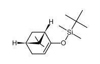 6,6-dimethyl-2-tert-butyldimethylsilyloxybicyclo<3.1.1>hept-2-ene结构式
