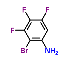 2-Bromo-3,4,5-trifluoroaniline Structure