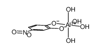 [(4-nitrocatechol(-2H))Al(H2O)4](1+)结构式