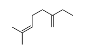2-methyl-6-methylideneoct-2-ene Structure
