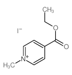 Pyridinium,4-(ethoxycarbonyl)-1-methyl-, iodide (1:1) structure