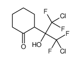 2-(1,3-dichloro-1,1,3,3-tetrafluoro-2-hydroxypropan-2-yl)cyclohexan-1-one Structure