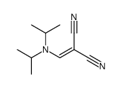 2-[[di(propan-2-yl)amino]methylidene]propanedinitrile Structure
