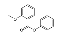 2-甲氧基苯甲酸苯酯结构式