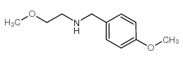 (4-甲氧基苄基)(2-甲氧基乙基)胺结构式