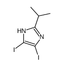 4,5-二碘-2-异丙基-1H-咪唑结构式