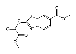 ethyl 2-[(2-methoxy-2-oxoacetyl)amino]-1,3-benzothiazole-6-carboxylate Structure