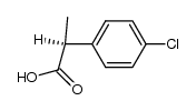 (2S)-2-(4-Chlorophenyl)propanoic acid结构式