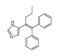 5-(1,1-diphenylpent-1-en-2-yl)-1H-imidazole Structure