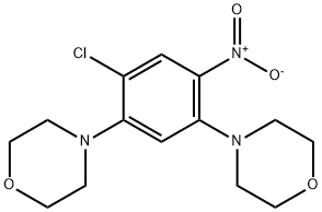 1-chloro-2,4-dimorpholino-5-nitrobenzene Structure