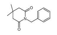 1-benzyl-4,4-dimethylpiperidine-2,6-dione Structure