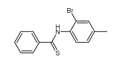 Thiobenzoesaeure-(2-brom-4-methyl-anilid) Structure